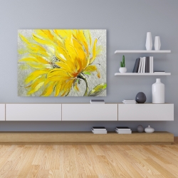 Canvas 36 x 48 - Yellow flower