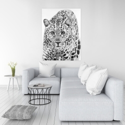 Canvas 36 x 48 - Leopard ready to attack