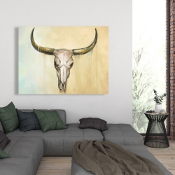Canvas 36 x 48 - Cow skull