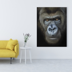 Toile 36 x 48 - Visage de gorille