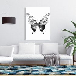 Toile 36 x 48 - Esquisse de papillon noir