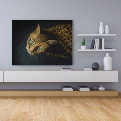 Canvas 36 x 48 - Bengal cat