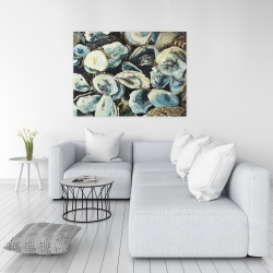 Toile 36 x 48 - Coquilles d'huîtres