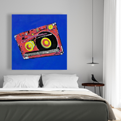 Toile 48 x 48 - Radio cassette