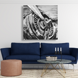 Canvas 48 x 48 - Vintage airplane propeller