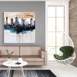 Canvas 48 x 48 - Buildings on the horizon