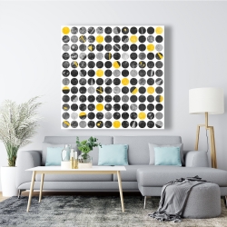 Toile 48 x 48 - Cercles abstrait