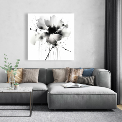 Toile 48 x 48 - Fleur abstraite