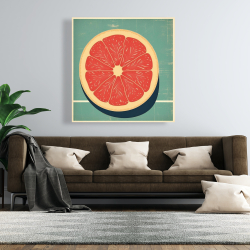 Toile 48 x 48 - Pamplemousse