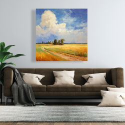 Toile 48 x 48 - Journée campagnarde