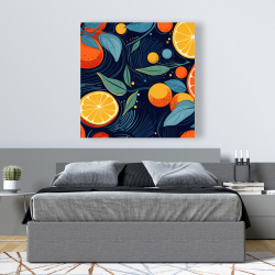 Toile 48 x 48 - Agrumes flottantes