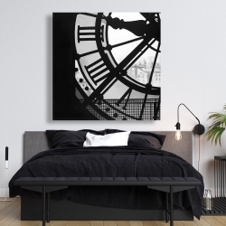 Canvas 48 x 48 - Clock at the orsay museum