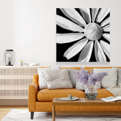 Toile 48 x 48 - Fleur désaturée