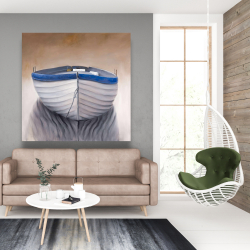 Toile 48 x 48 - Un canoë