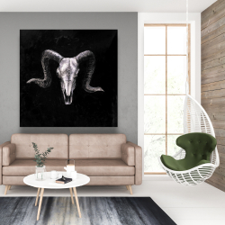 Canvas 48 x 48 - Ram skull grunge style
