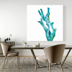 Canvas 48 x 48 - Small watercolor sea coral
