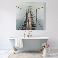 Toile 48 x 48 - Vieux pont abandonné