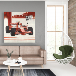 Toile 48 x 48 - Voiture de formule 1