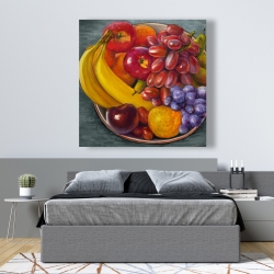 Canvas 48 x 48 - Bowl of fruits