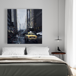 Canvas 48 x 48 - New york in the dark