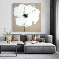 Canvas 48 x 48 - Abstract color splash petals flower