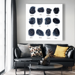 Canvas 48 x 48 - Constellations zodiac signs