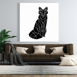 Canvas 48 x 48 - Geometric fox