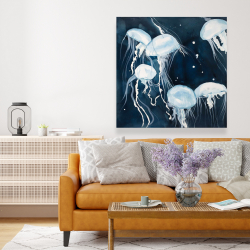Toile 48 x 48 - Meduses