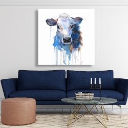 Canvas 48 x 48 - Watercolor jersey cow