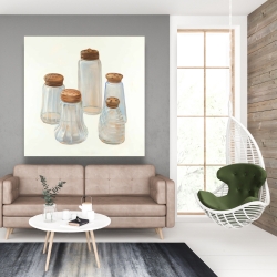Toile 48 x 48 - Salières et poivrières vintage