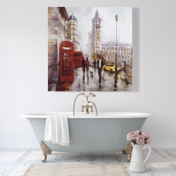 Toile 48 x 48 - Le big ben à londres