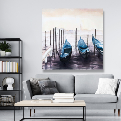 Canvas 48 x 48 - The gondola in italy