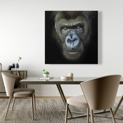 Toile 48 x 48 - Visage de gorille