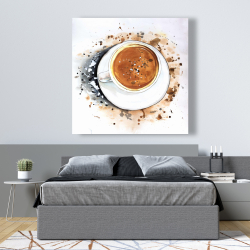 Toile 48 x 48 - Cappuccino réconfortant