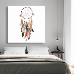Toile 48 x 48 - Capteur de rêves féminin