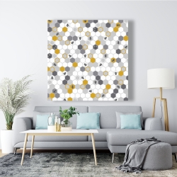 Canvas 48 x 48 - Beehive pattern