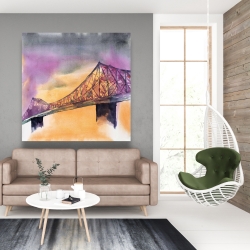 Canvas 48 x 48 - Montreal jacques-cartier bridge