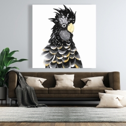 Canvas 48 x 48 - Red-tailed cockatoo parrot
