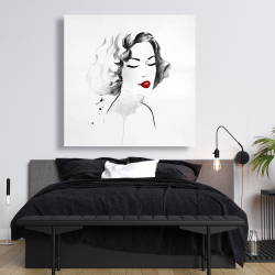 Canvas 48 x 48 - Watercolor woman