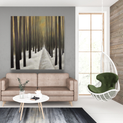 Canvas 48 x 48 - Hiking in the forest