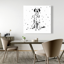 Toile 48 x 48 - Chien dalmatien