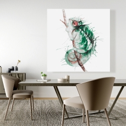 Canvas 48 x 48 - Watercolor chameleon