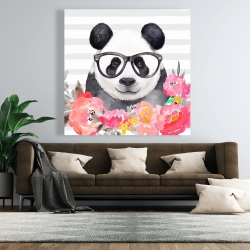 Toile 48 x 48 - Panda à lunette