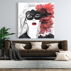 Toile 48 x 48 - Bal masqué