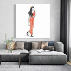 Toile 48 x 48 - Faire la pose