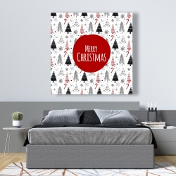 Toile 48 x 48 - Joyeux noël - en