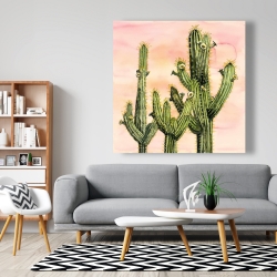 Toile 48 x 48 - Cactus weberocereus