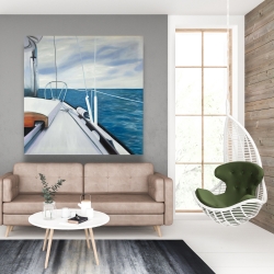 Toile 48 x 48 - Voguer sur l'eau