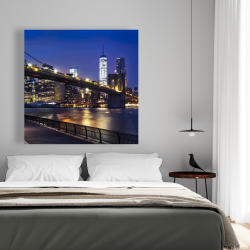 Toile 48 x 48 - Ville de nuit