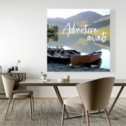 Toile 48 x 48 - L'aventure vous attend
